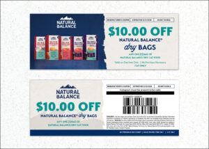 Natural Balance $10 OFF dry bags (CAT ONLY)