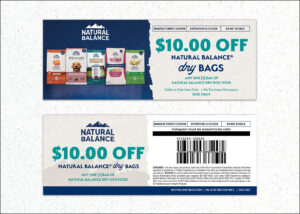 Natural Balance $10 OFF dry bags (DOG ONLY)