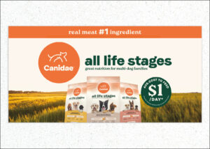 Canidae ALS End Cap Header<br><h6 style="color:gray;">(minimum order quantity: 10)</h1>