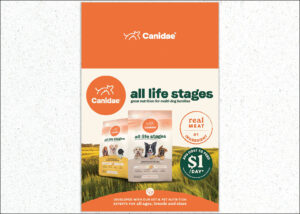 Canidae ALS Pallet Dollar Stacker Sign <br><h6 style="color:gray;">(minimum order quantity: 10)</h>